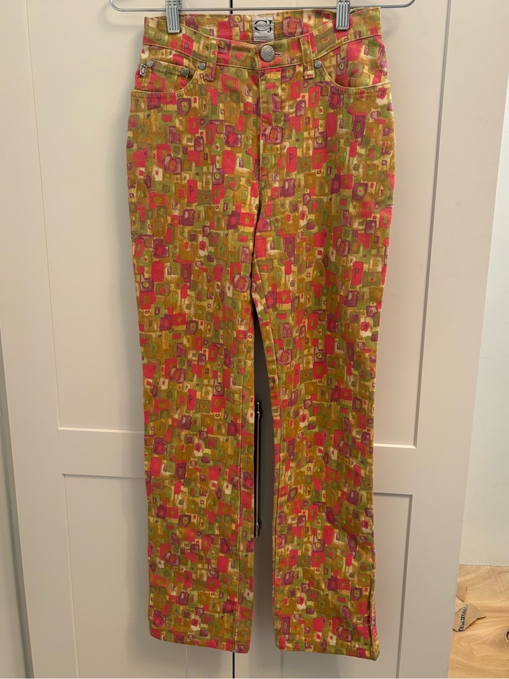 Vintage Geometric Patterned Cavalli Jeans